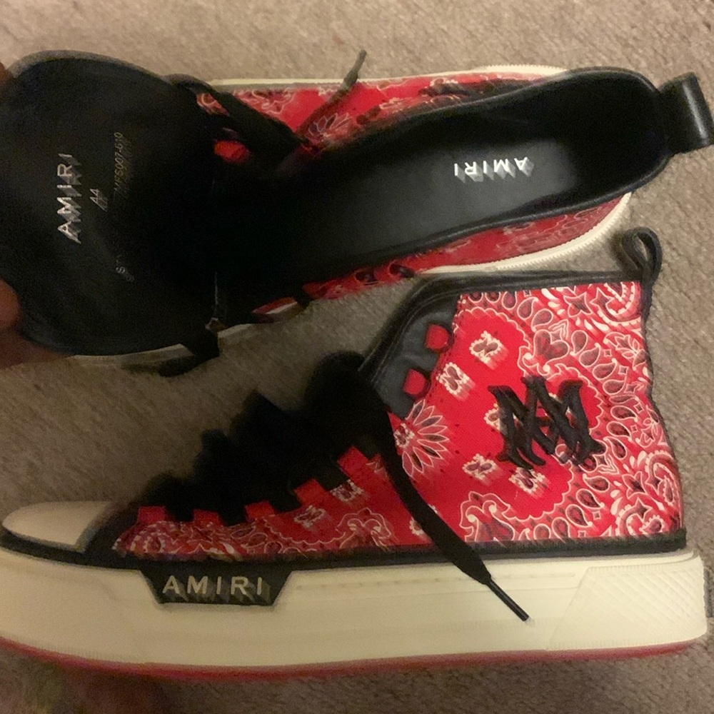 Mike Amiri Bandanna Sneakers